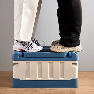 O acampamento organizador plástico do armazenamento com cadeiras dobráveis do armazenamento do alimento containers caixas de armazenamento com tampas - Product Image 6