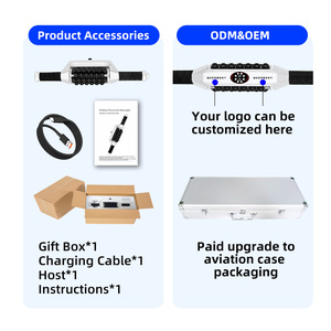 Palo de percusión rodante eléctrico, masajeador de rodillos para pies, bola interior, moldeador de cuerpo, estrés, Fitness, producto de masaje de salud - Product Image 6