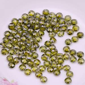 เครื่องประดับเพชรสังเคราะห์สุดหรูทรงกลมตัดได้หลายสี3-10มม. เพชรเซอร์โคเนียทรงลูกบาศก์อัญมณีหลวม - Product Image 5