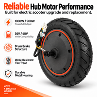 Elektrikli Scooter 5 Pro Plus Max 1000W 900W 36V/48V 10-12 İnç Tekerlek Tambur Fren Metal Lityum Pil için Hub Motor