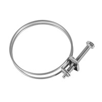 Collier de serrage à ressort double fil en acier inoxydable galvanisé sur mesure, métrique/pouce, vente chaude