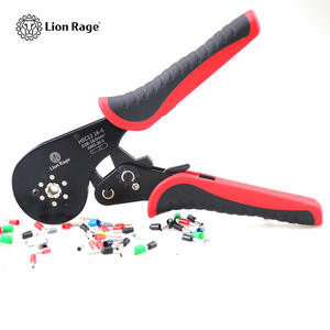 Pince à sertir tubulaire Lion Rage HSC12 16-6 pour bornes, en acier, pour entrée de câble industrielle, entrée frontale - Product Image 1