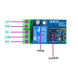 YS-BL1K 12V Ein kanal <span class=keywords><strong>BLE</strong></span> Relais schalter modul 1 <span class=keywords><strong>CH</strong></span> Relais modul Mobiltelefon APP Tür schalt steuerung - Product Image 5