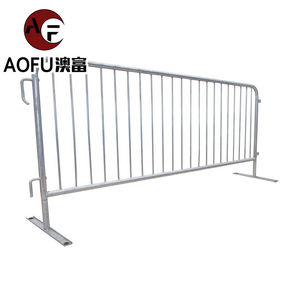 Facile installazione in acciaio zincato barricate di traffico portatile recinzione di sicurezza stradale controllo della folla barriera in ferro di carbonio - Product Image 6