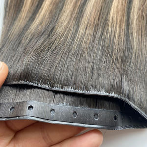 2025 nouvelle tendance Xo cheveux Extensions trame avec trous Invisible trou trame Extensions de cheveux - Product Image 3