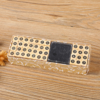 Ensemble de tampons en bois vintage de 40 pièces avec lettres et chiffres pour le journaling DIY, le scrapbooking, style machine à écrire, tampons en caoutchouc, fournitures artisanales