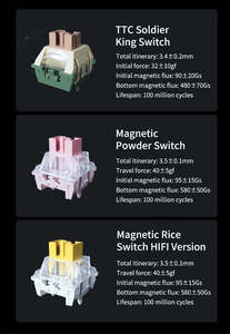 Alibaba mua sắm trực tuyến bán buôn Ajazz ak820 Max Ultra 8K + 8K tri-chế độ Trục từ RGB từ bàn phím chơi game - Product Image 6