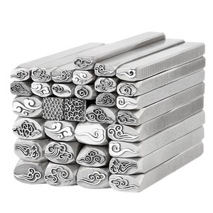DRIIZE Cloud Pattern <b>Engraving</b> <b>Tools</b> Metal Rectangle For Bracelet Making Jewelry Crafting Equipment - Product Image 5
