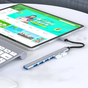 Concentrador de red 7 en 1 con usb 3,0, Adaptador tipo c, multipuerto, divisor, 7 en 1, estación de acoplamiento usb 3,0 para <span class=keywords><strong>HUAWEI</strong></span>, Xiaomi, Samsung, Macbook PC - Product Image 6