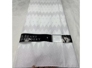 Tissu de dentelle polonaise africaine blanc suisse Tissu de dentelle en coton poli <span class=keywords><strong>Luxe</strong></span> Men Lace Party High Quality Wedding - Product Image 2