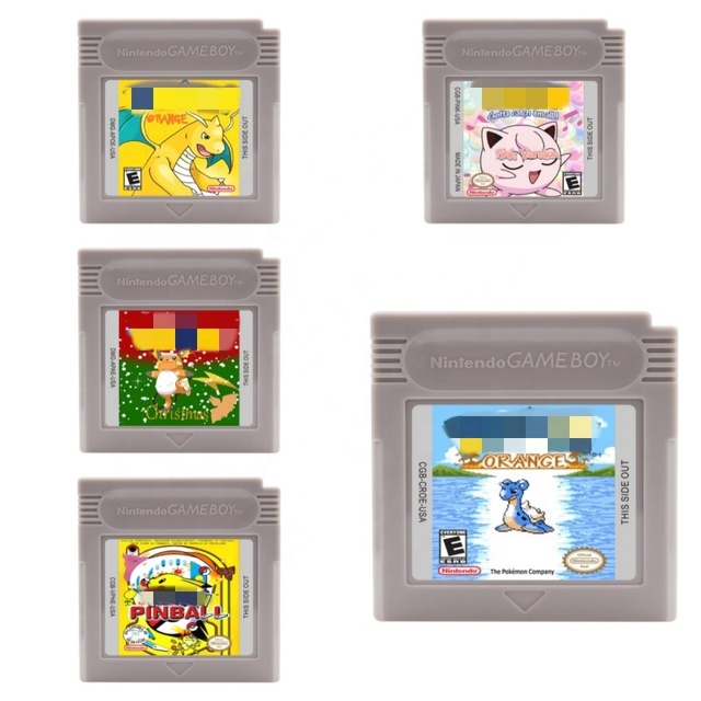 GBC Game Cartridge 16 Bit Video Game Console Card Poked Moned Battle Factory Blue Kaizo Brown Christmas Orange for GBC/GBA/SP