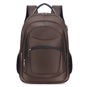 Sac à dos d'affaires pour homme, sac à dos d'école multifonctionnel, sac à dos de voyage pour ordinateur portable, avec fermeture éclair antivol, en tissu Oxford imperméable, avec logo personnalisé - Product Image 5