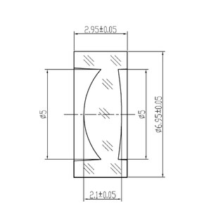 중국 제조 플라스틱 비구면 렌즈 적외선 플라스틱 렌즈 - Product Image 1