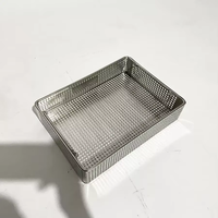 Panier de désinfection de taille personnalisée, plateau en maille autoclavable en acier inoxydable 304, panier conçu pour le nettoyage par ultrasons