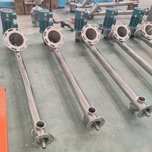 Convoyeur à vis en acier inoxydable réglable résistant à la corrosion Tesheng, type tube, 1-1000 (t/h), pour matériaux en poudre/granulés - Product Image 2