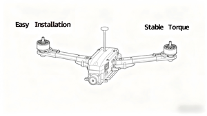 D5052 -410kv borstelloze <span class=keywords><strong>motor</strong></span> voor radiografisch bestuurbare speelgoedvliegtuigen, elektrische speelgoed en drone-accessoires - Product Image 5