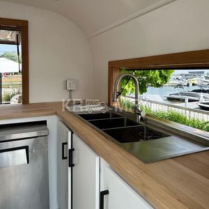 2025 Fast Mobile <b>Kitchen</b> Consession Trailers Food Trailer Truck Fully Equipped With Display Refrigerator - Product Image 1
