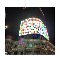Pantalla LED Solar de Alta Definición y Brillo para TV, Pantalla Digital para Cortinas de Rascacielos, Dispositivo para Stands Comerciales