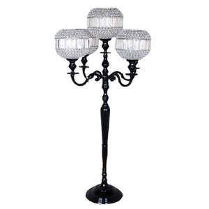 Bonne qualité à la main en cristal mariage pièce maîtresse candélabre bougeoir bougie bâton support pour la décoration de la maison mariage décoratif - Product Image 1