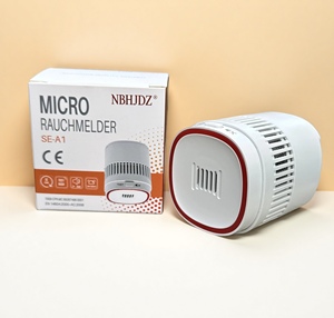Détecteur de fumée miniature à piles 10 ans, certifié EN 14604, détecteur d'incendie photoélectrique autonome 85 dB pour la maison et le bureau (SE-A1) - Product Image 1