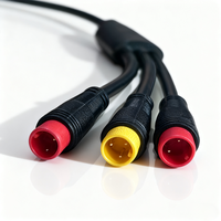 Kit de conversion de vélo électrique à moteur brushless DC 48V 750W, câble de connexion étanche, adaptateur, câble principal pour V8 Fat Tire