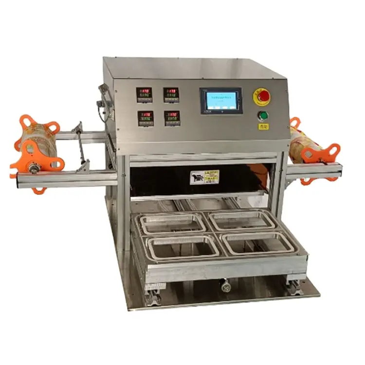 Food tray sealer machine automatic tray sealing machine price automatic tray sealer