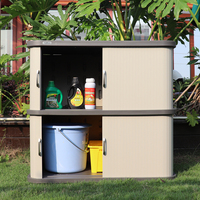 Armoire de rangement moderne en HDPE pour l'entrée de la maison, le balcon, le jardin, meuble de rangement pour chaussures de grande capacité, imperméable, facile à assembler