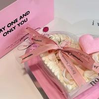 Boîte cadeau transparente en forme de cœur pour la Saint-Valentin, adaptée aux aliments, pour cerises et fraises, avec couvercle, emballage haut de gamme