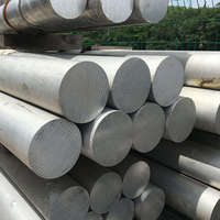 6063 6082 6061 Barre en alliage d'aluminium Barres de billettes en aluminium de taille personnalisée Tige ronde en aluminium massif
