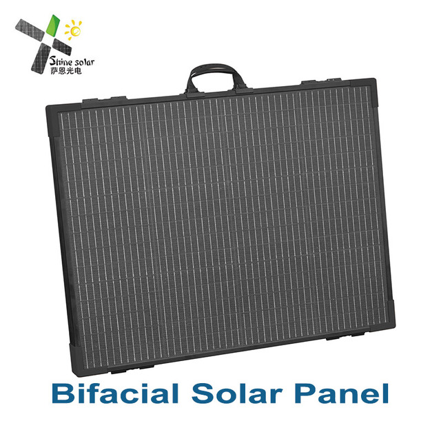 Best Price Portable Solar Panel Bifacial 100w 200w 400watt Foldable Solar Panel  XT30 XT60 for Ecoflow Bluetti Power Station