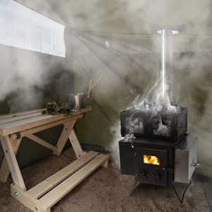 Poêle à sauna moderne portable à bois à <span class=keywords><strong>prix</strong></span> avantageux avec vapeur sèche et verre résistant aux hautes températures pour le camping - Product Image 4