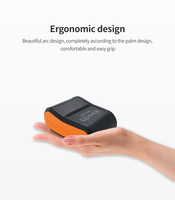 Mini-Imprimante Thermique Portable de Reçus, Connexion Bluetooth Sans Fil pour Appareils Mobiles, Mini Imprimante d'Étiquettes et Tickets