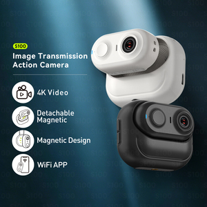 Outdoor Riding Detachable Magnetic Neck Hanging Recording <b>Mini</b> <b>Camera</b> S100 Screen Thumb Panoramic Sports Detachable Magnetic Nec - Product Image 5