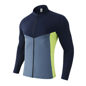 Chaquetas Deportivas con Cierre Completo para Hombre, de Múltiples Colores, al por Mayor de Fábrica, con Bloques de Color Elegantes, Tejido Transpirable y Ajuste Cómodo - Product Image 1