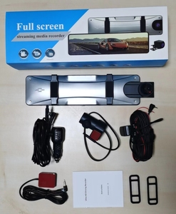 Caméra embarquée miroir 12 pouces 3 canaux : 2K+2K+1080P FHD, WiFi, vision nocturne, enregistrement en boucle - DVR de <span class=keywords><strong>voiture</strong></span> tout-en-un - Product Image 6