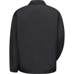 เสื้อแจ็กเก็ตแบบมีกระเป๋าสำหรับผู้ชายสีแดงชุดทำงานแบบสั่งตัด - Product Image 4