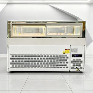 <span class=keywords><strong>Vitrine</strong></span> réfrigérée pour pâtisserie de supermarché, <span class=keywords><strong>vitrine</strong></span> réfrigérée pour gâteaux, réfrigérateur pour pâtisserie, <span class=keywords><strong>vitrine</strong></span> en verre, mini réfrigérateur pour gâteaux, prix de comptoir - Product Image 6