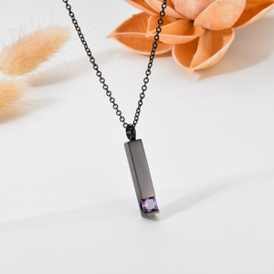Kalung Liontin Kotak Terbuka dari Baja Anti Karat Poles Berkilau Seri Mlluki Urn, Penawaran Grosir Perhiasan Laris untuk Menyimpan Abu Jenazah - Product Image 4