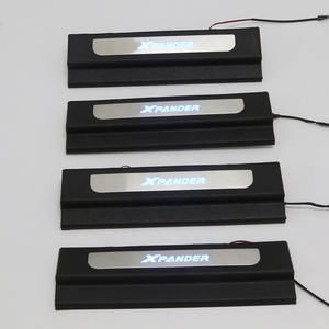 WZXD New Arrival <b>Door</b> Sill Guards <b>Door</b> Sill <b>Plate</b> With LED Black Steel 2018-2022 for Xpander - Product Image 3