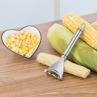 Outils et gadgets de cuisine, égreneuse de maïs et de blé multifonctionnelle, en acier inoxydable, égreneuse de maïs manuelle de petite taille