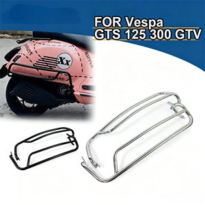 Kit Barra Antiurto per <span class=keywords><strong>Vespa</strong></span> GTS <span class=keywords><strong>300</strong></span> <span class=keywords><strong>GTV</strong></span> <span class=keywords><strong>300</strong></span>, Protezione Motore in Acciaio al Carbonio Nero, Paraurti Anti-Caduta - Product Image 6