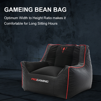 Fauteuil pouf de jeu en PU pour salon, chambre à coucher, salle de jeux électroniques, canapé pouf