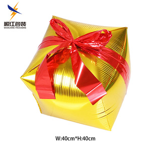 Ballons en feuille d'hélium gonflables en forme de <span class=keywords><strong>cube</strong></span> décoratifs en gros pour les décorations de fête de Noël et de Pâques - Product Image 4