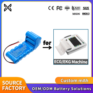 Batterie ECG personnalisée pour les appareils EKG rechargeables GE Philips Mindray <span class=keywords><strong>Schiller</strong></span> Nihon Kohden Cardioline, pack de batteries médicales OEM - Product Image 1