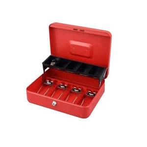 Coffre-fort en acier métallique petit coffre-fort - Product Image 6