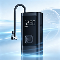 Compresseur d'air portable OEM pour voiture, moto, vélo, gonfleur de pneus numérique avec lumière LED, pompe à pneus de secours pour voiture