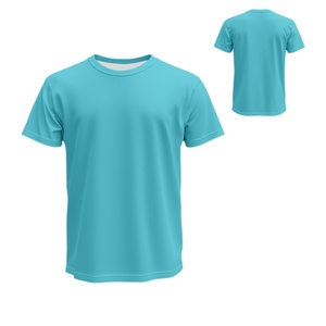 T-shirts pour hommes personnalisés 100% coton, surdimensionnés, respirants et confortables, de couleur unie - Product Image 6