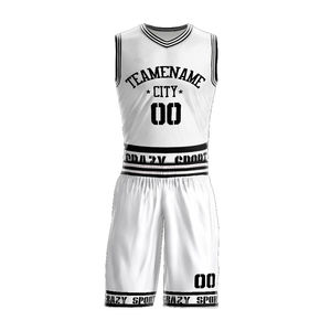 Maillot de basket-ball réversible en polyester personnalisé 100%, respirant, uniforme de basket-ball court personnalisé de grande taille pour adultes - Product Image 3