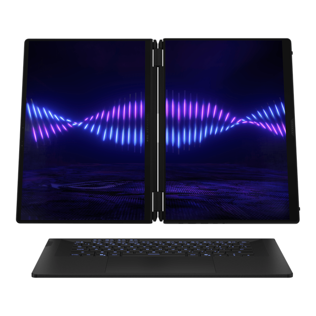 2026 New Arrival ROG Zephyrus Duo (2026) GX651 Dual 16Inch Screen U9-386H 64G/1TS 5070TI-12G 120Hz 0.2ms 4K Intel Gaming English