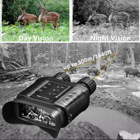 Jumelles de vision nocturne HD 500M avec caméra, télescope optique 20x31 pour la chasse, vision nocturne IR HD 850nm, lunettes de vision nocturne